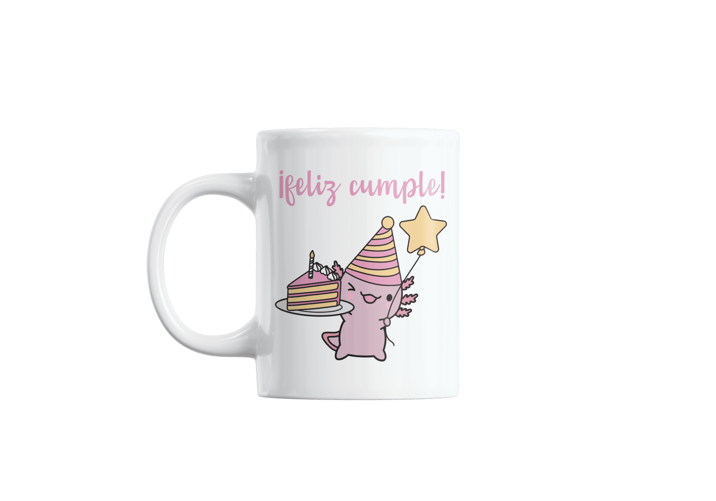 Taza Ajolote Feliz Cumple Xo The Monster