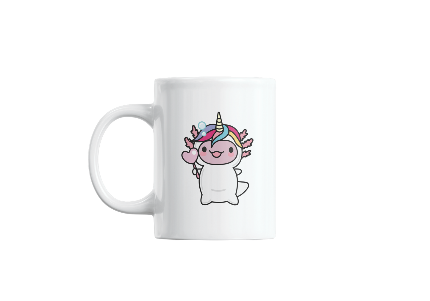 Taza Ajolote Unicornio Xo The Monster