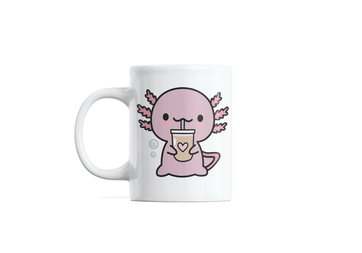 Taza Ajolote Bebiendo Xo The Monster