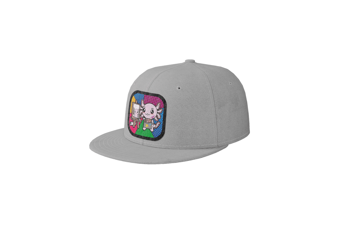 Gorra Unisex Plana Axolotzin Autoretrato