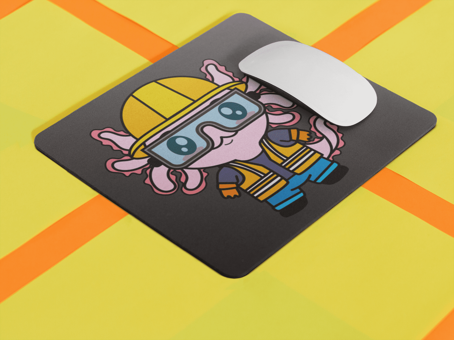 Mousepad Axolotzin Constructor Ajolote