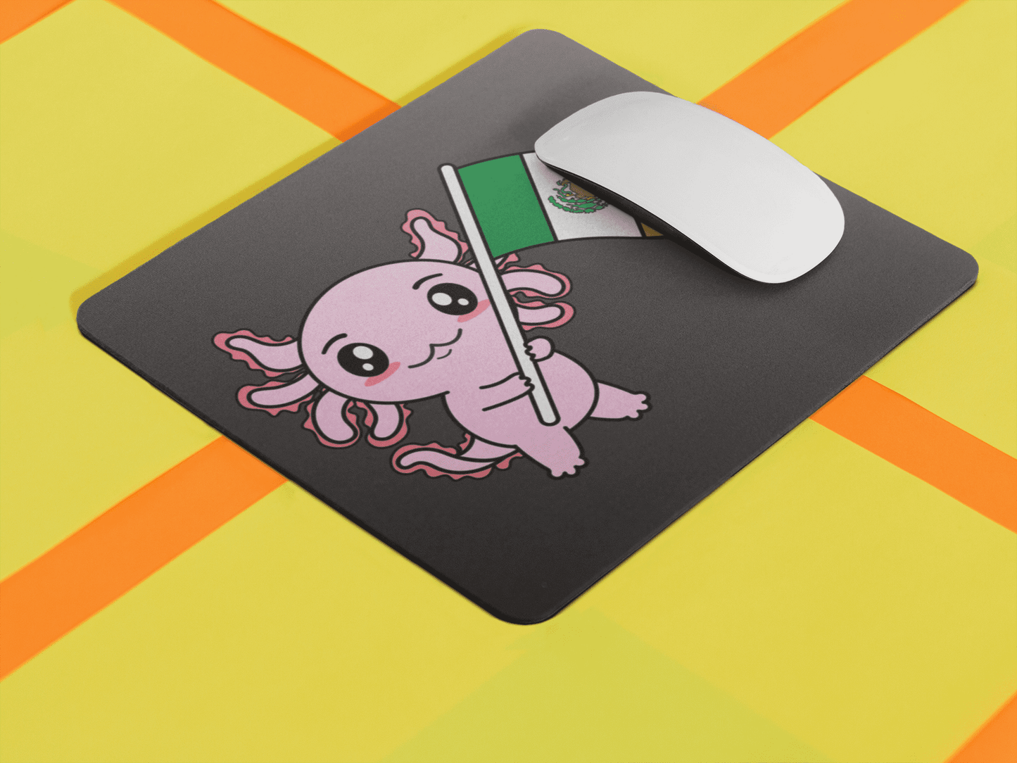 Mousepad Axolotzin Bandera Ajolote
