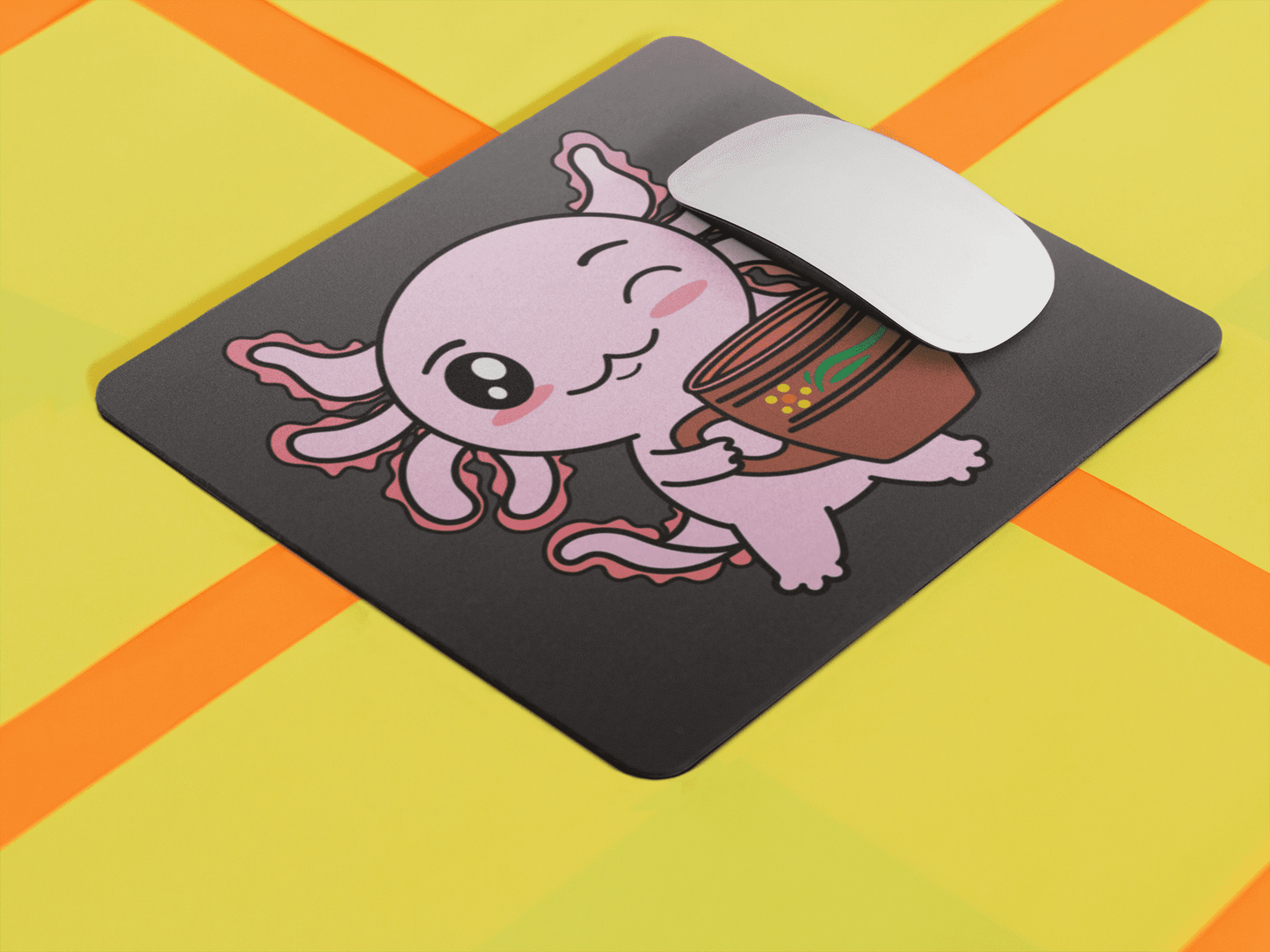 Mousepad Axolotzin Pulquero Ajolote