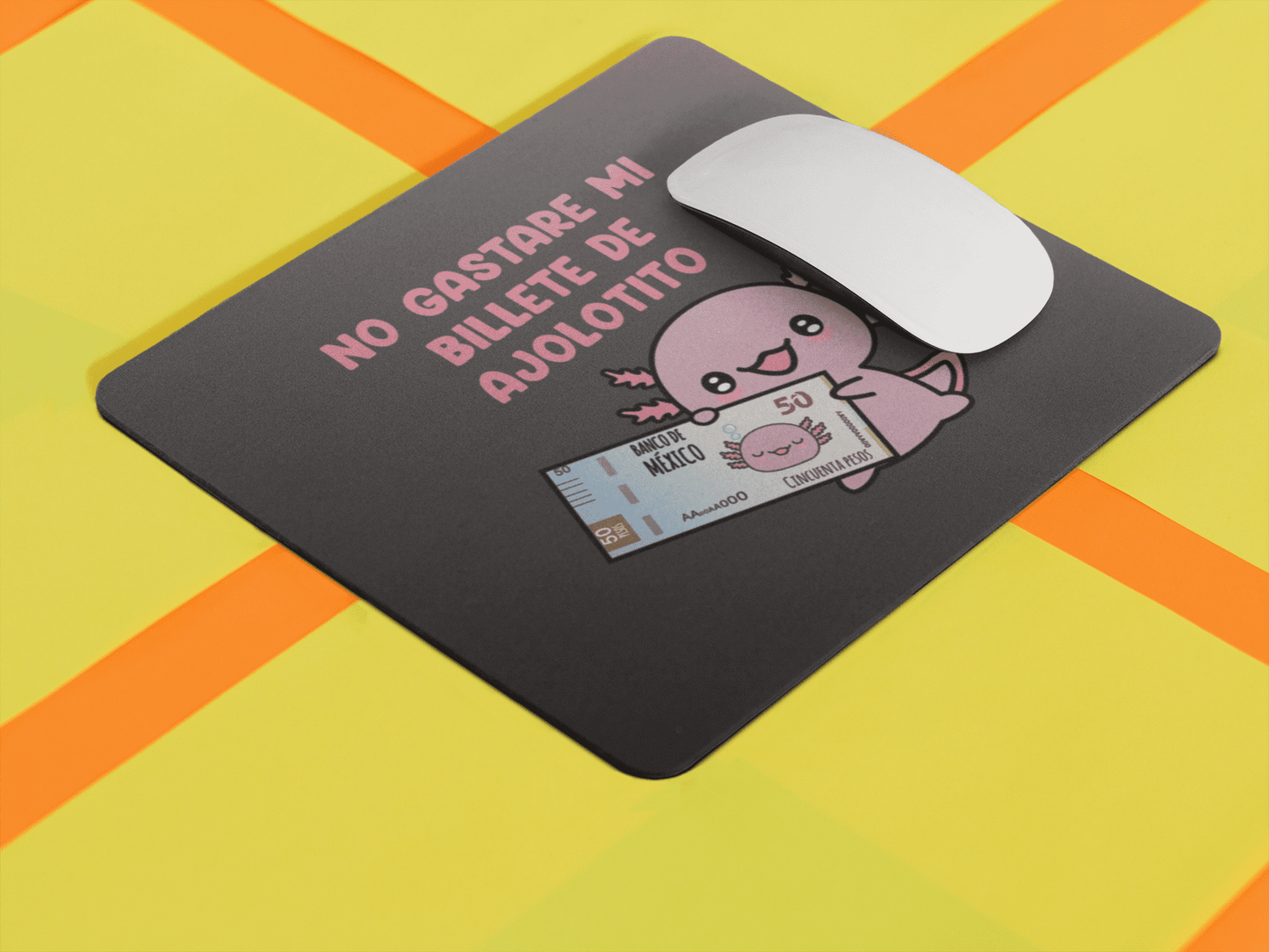 Mousepad Ajolote Billete Xo The Monster