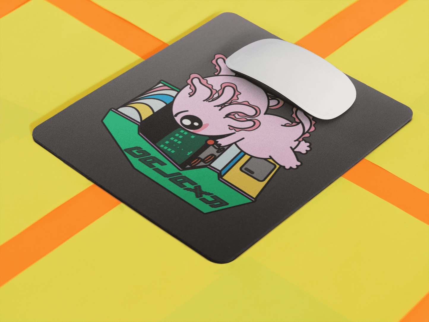 Mousepad Axolotzin Arcade Ajolote