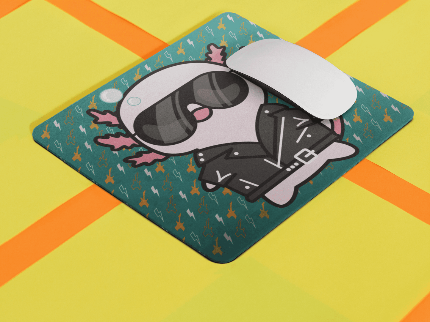 Mousepad Ajolote Rockstar Xo The Monster Vers. 2