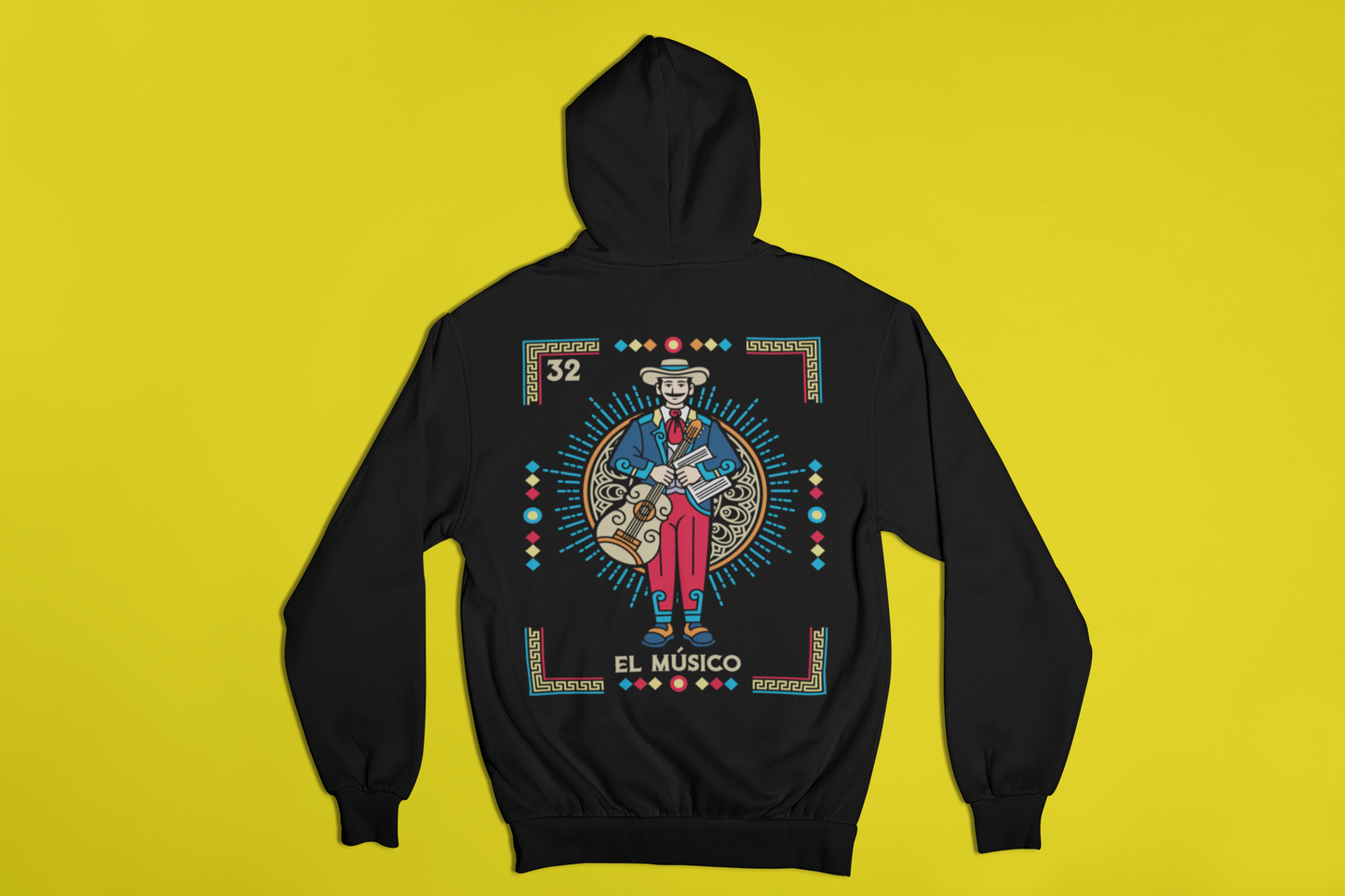 Hoodie Loteria El Musico Unisex