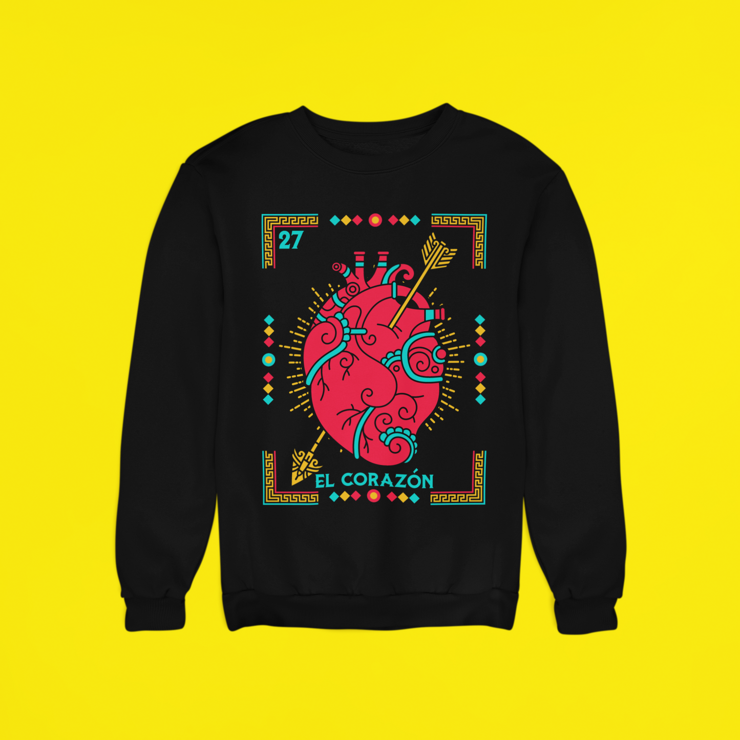 Sudadera Loteria El Corazon UNISEX