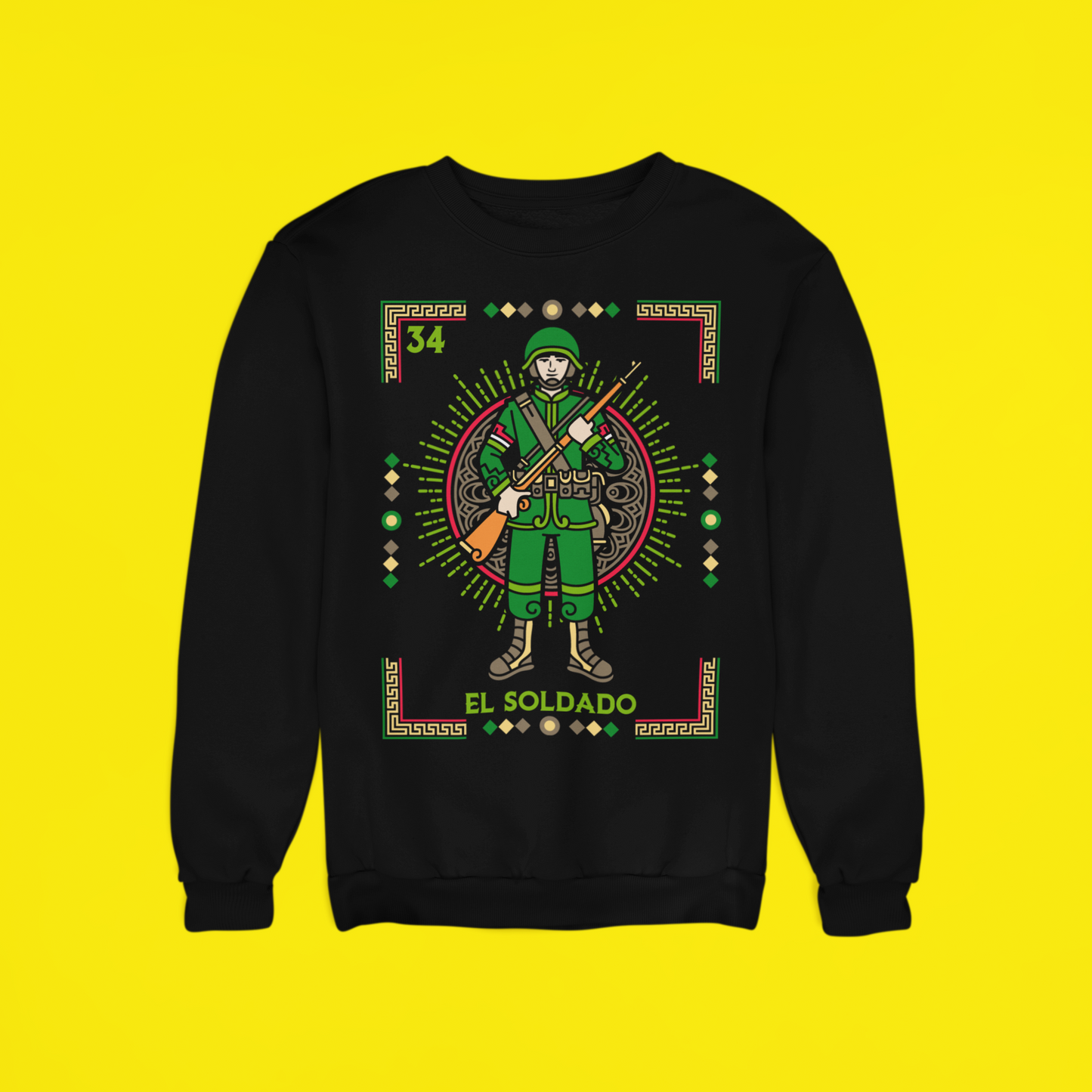 Sudadera Loteria El Soldado UNISEX
