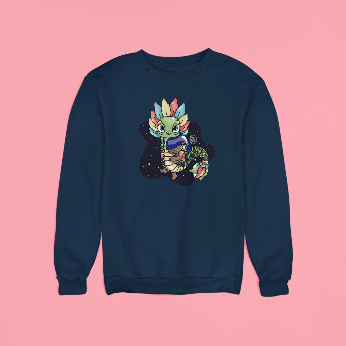 Sudadera Ajolotito Niña Y Quetzalcoatl Mirari Chan