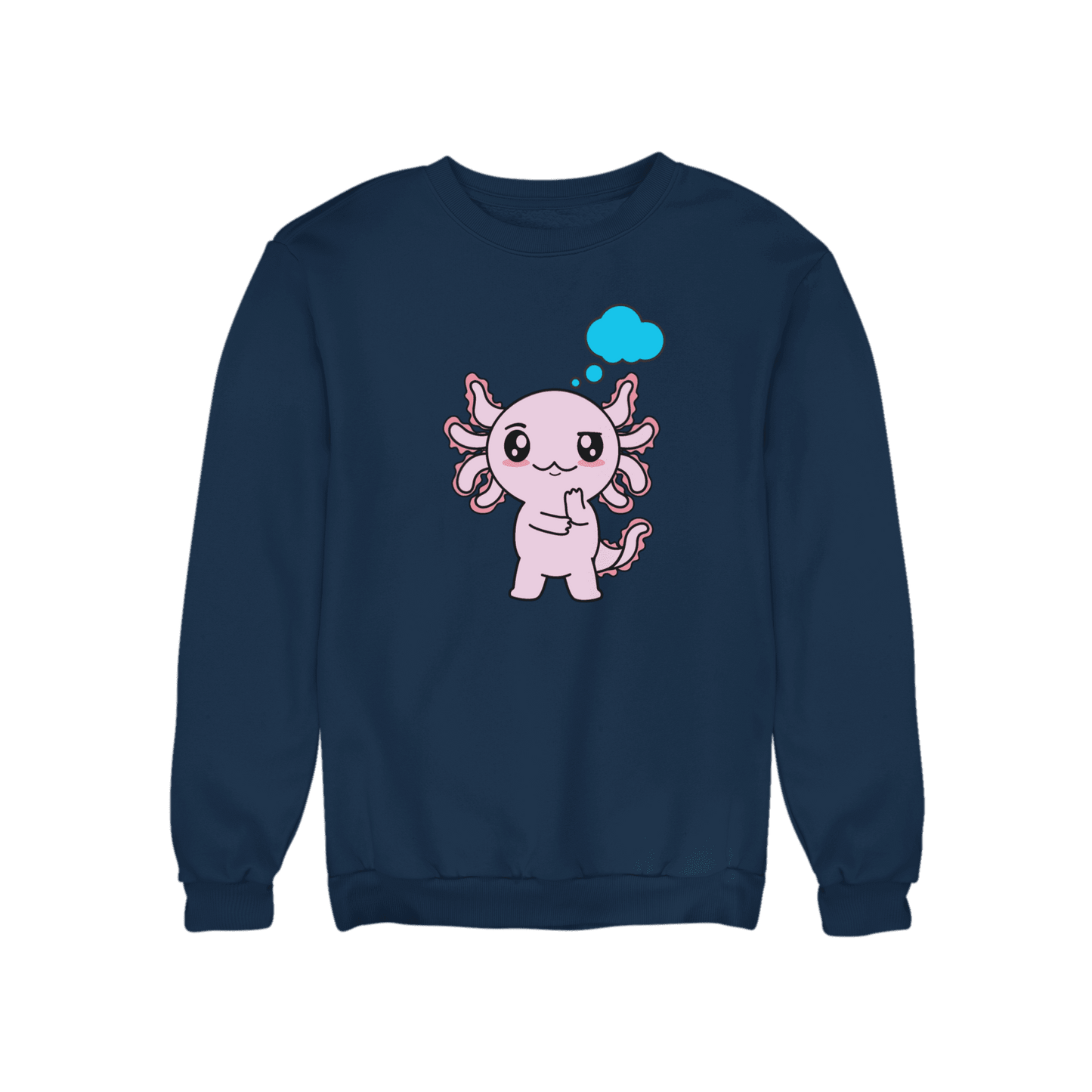 Sudadera Axolotzin Pensando Ajolote Unisex