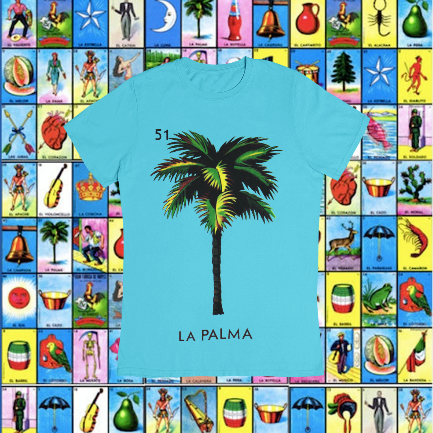 Playera Loteria La Palma Adulto E Infantil