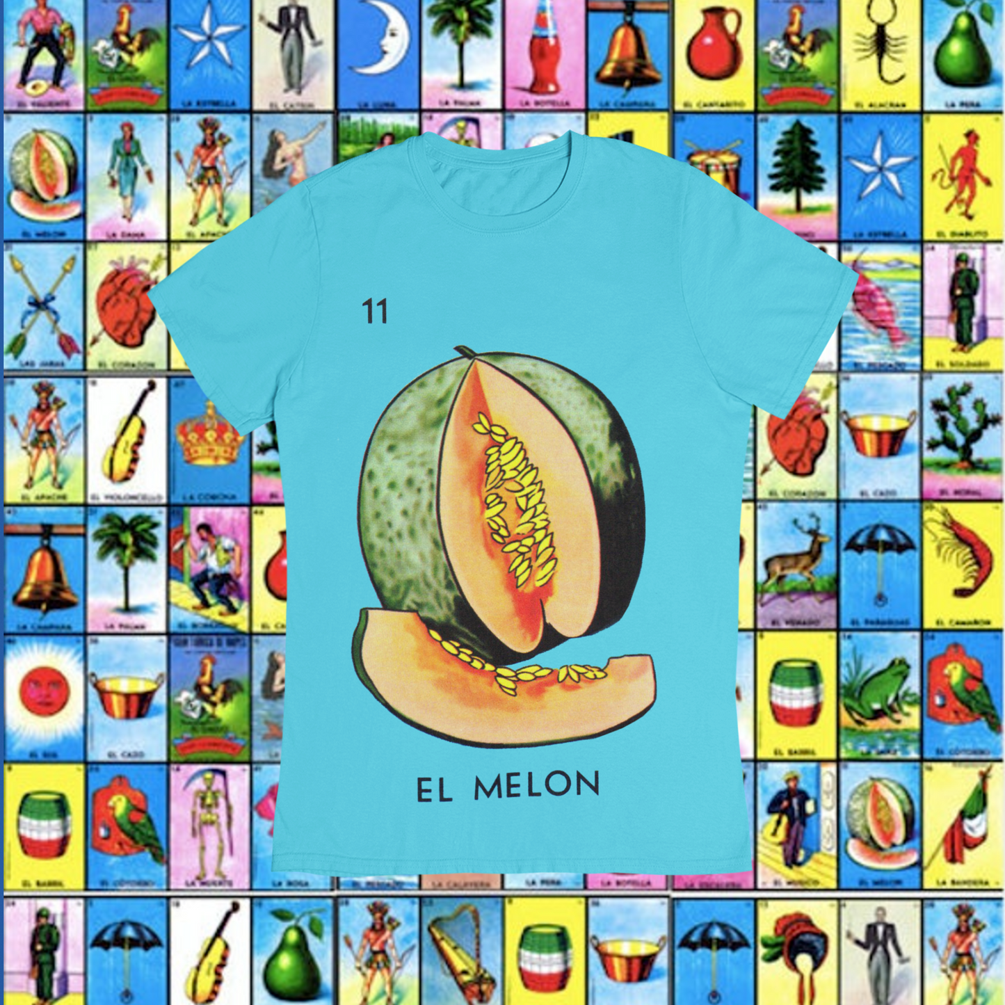 Playera Loteria El Melon Adulto E Infantil