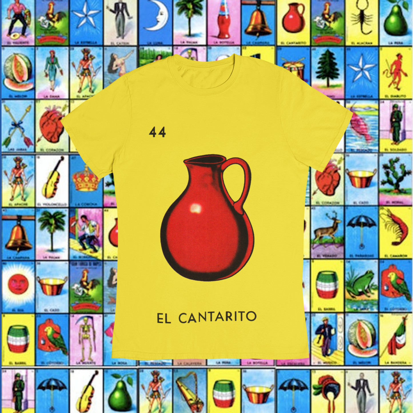 Playera Loteria El Cantarito Adulto E Infantil