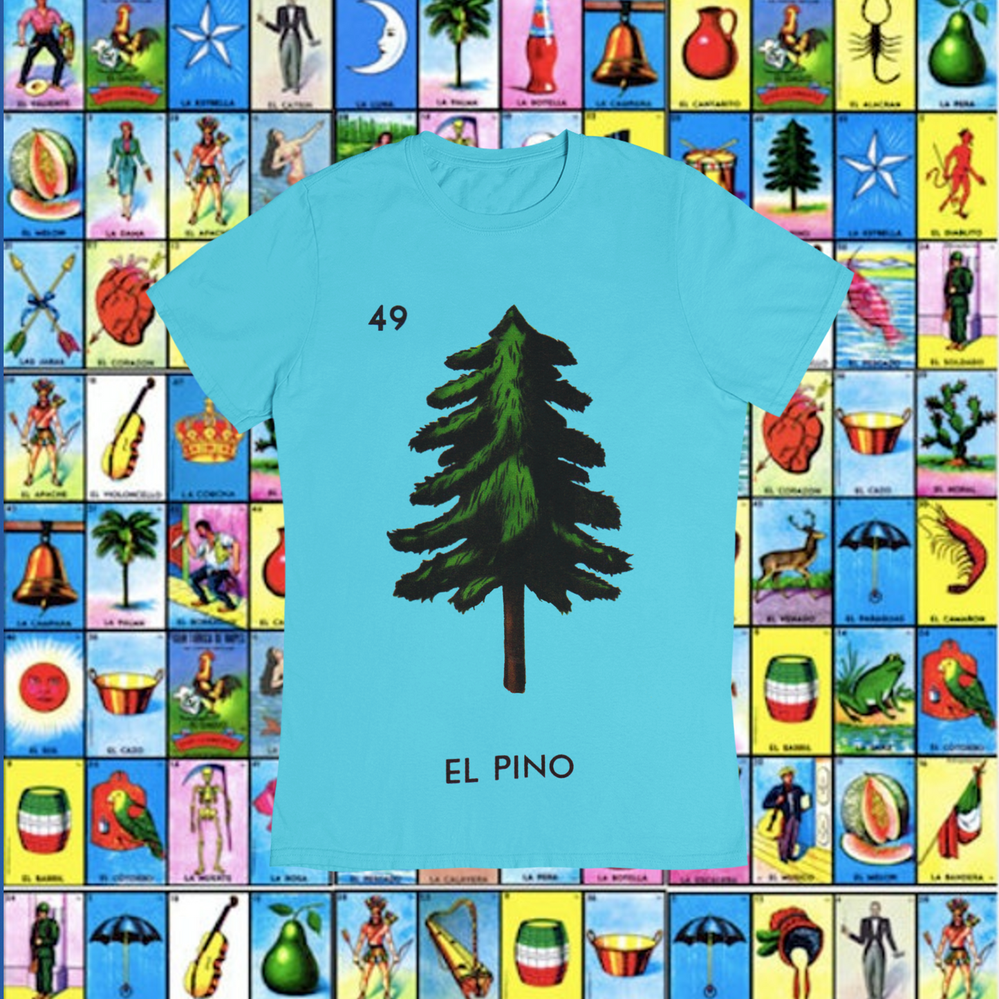 Playera Loteria El pino Adulto E Infantil