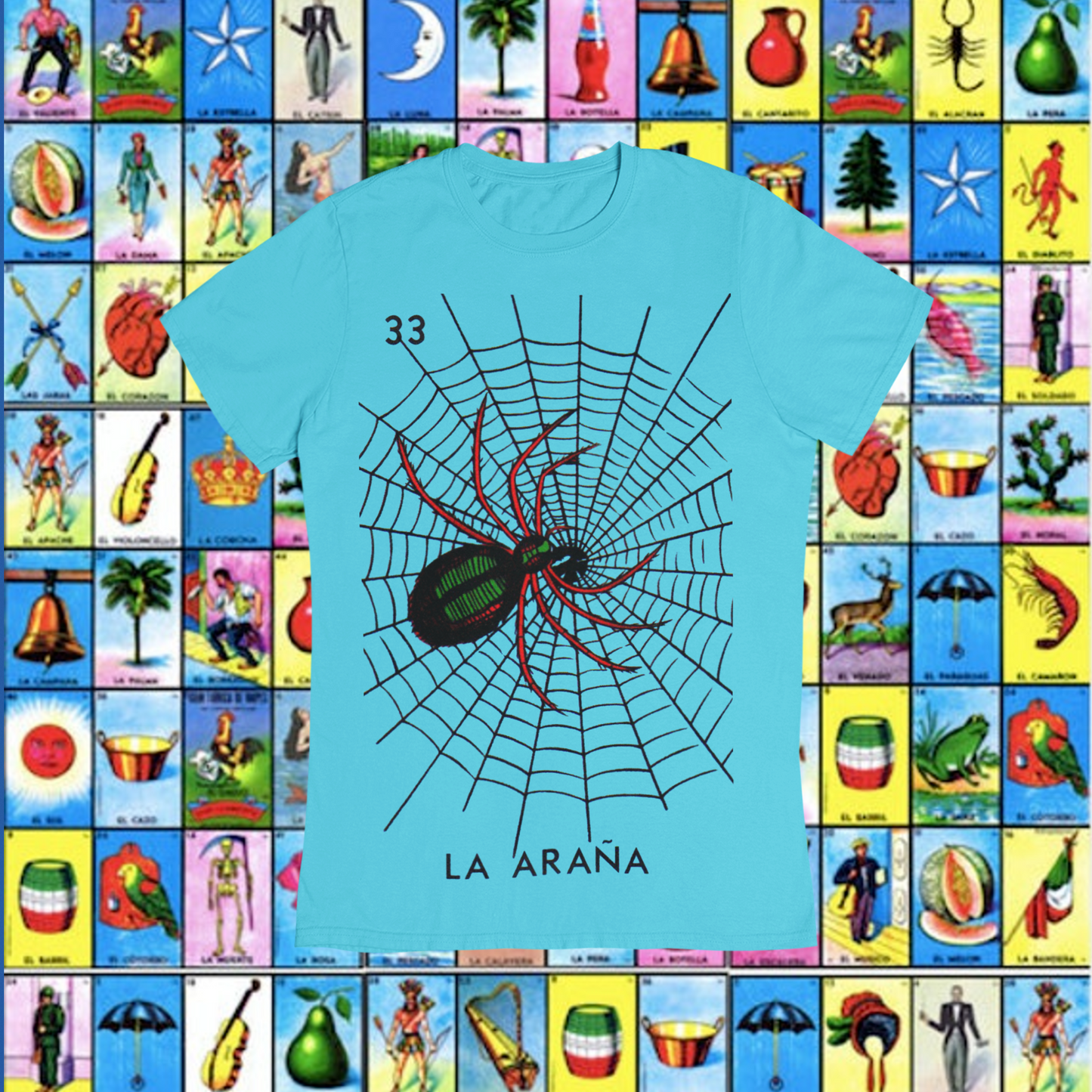Playera Loteria La AraÇña Adulto E Infantil