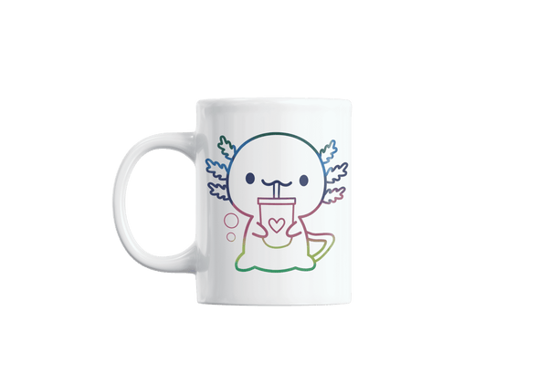 Taza Holográfica Ajolote Bebiendo Xo The Monster