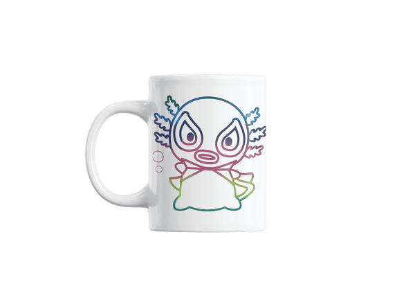 Taza Holográfica Ajolote Plateado Xo The Monster