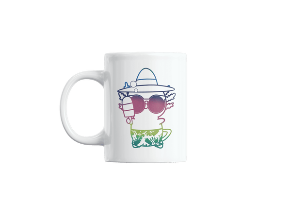 Taza Holográfica Ajolote Playero Xo The Monster