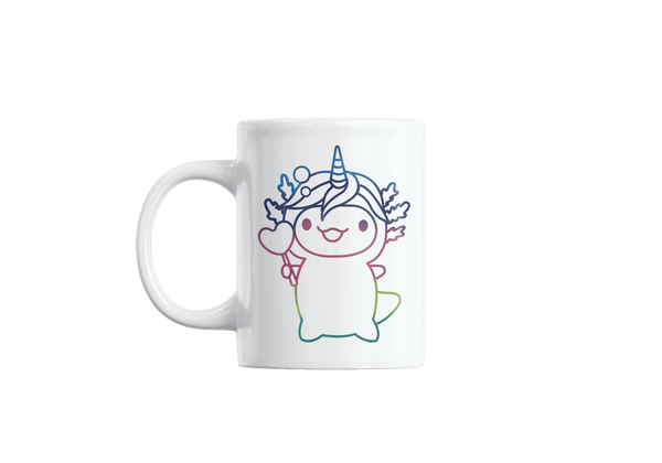 Taza Holográfica Ajolote Unicornio Xo The Monster