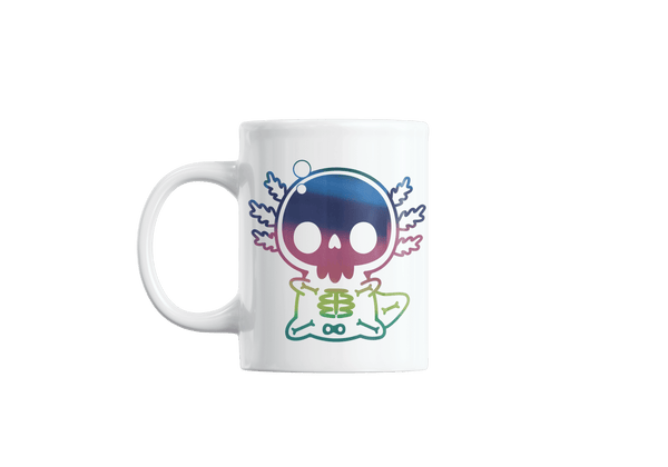 Taza Holográfica Ajolote Esqueleto Xo The Monster