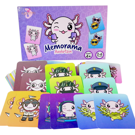 Juego  Axolo-Memorama