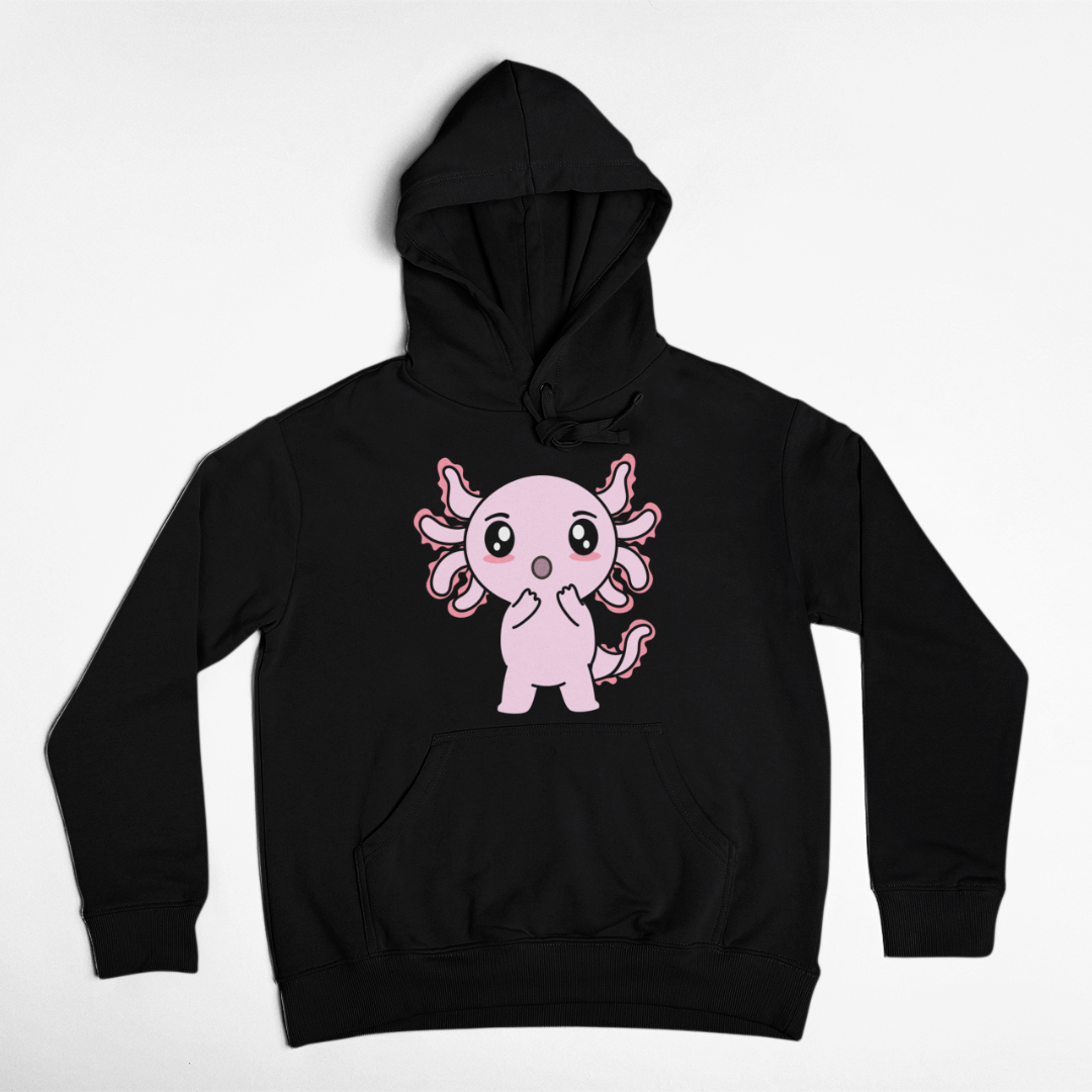 Hoodie Axolotzin Sorprendido Ajolote Unisex