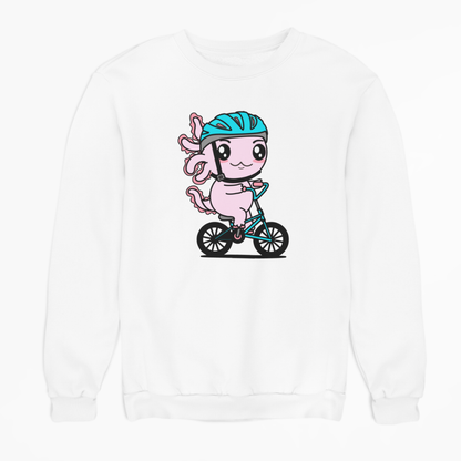 Sudadera Axolotzin Ciclista Ajolote Unisex