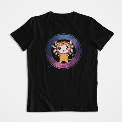 Playera Axolotzin Horoscopos Galaxy Leo Ajolote