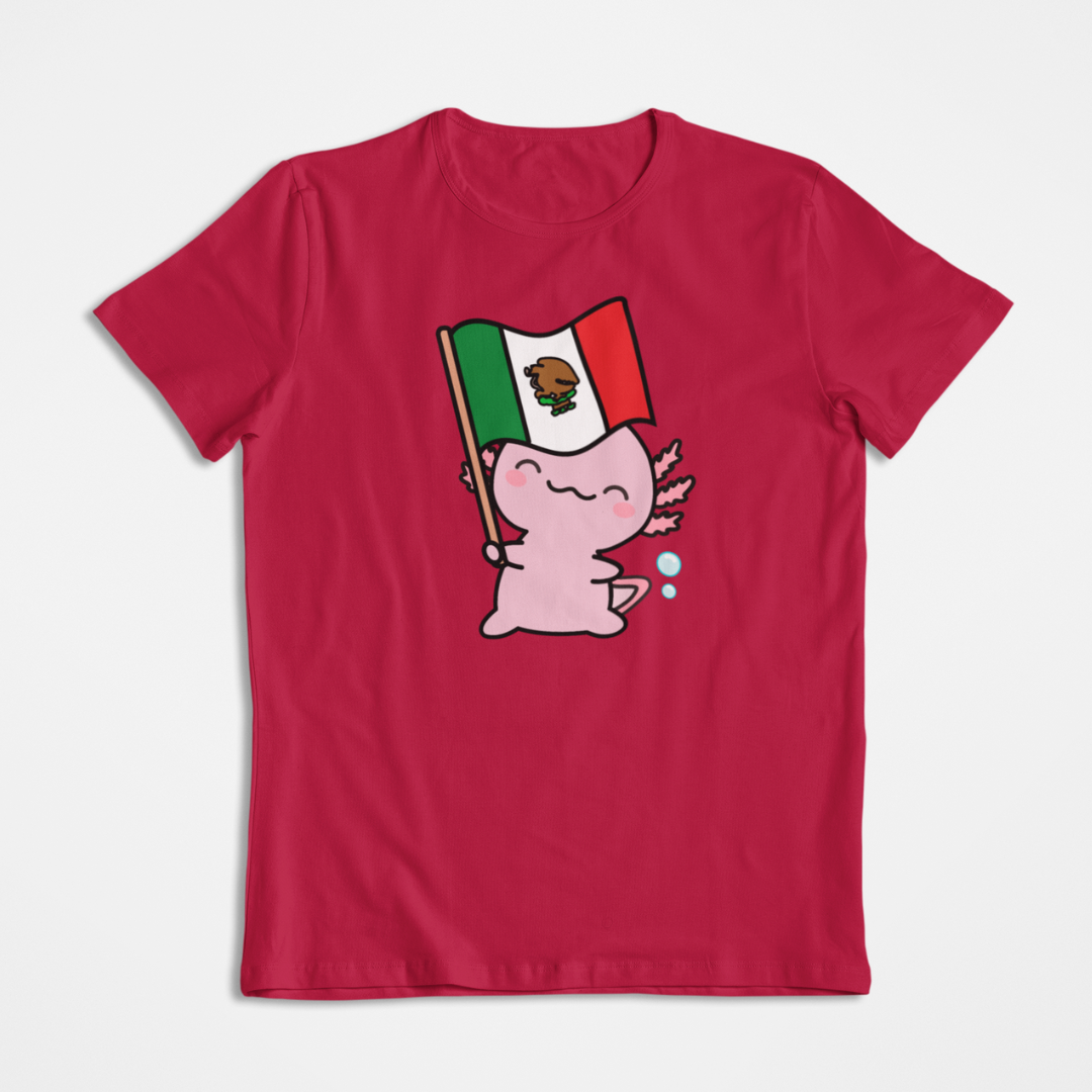 Playera Ajolote Y Su Bandera Xo The Monster