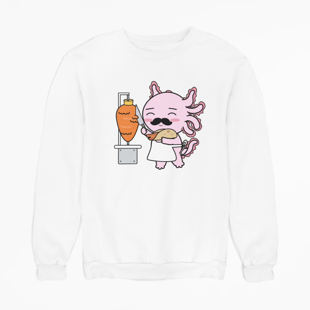 Sudadera Axolotzin Taquero Ajolote Unisex