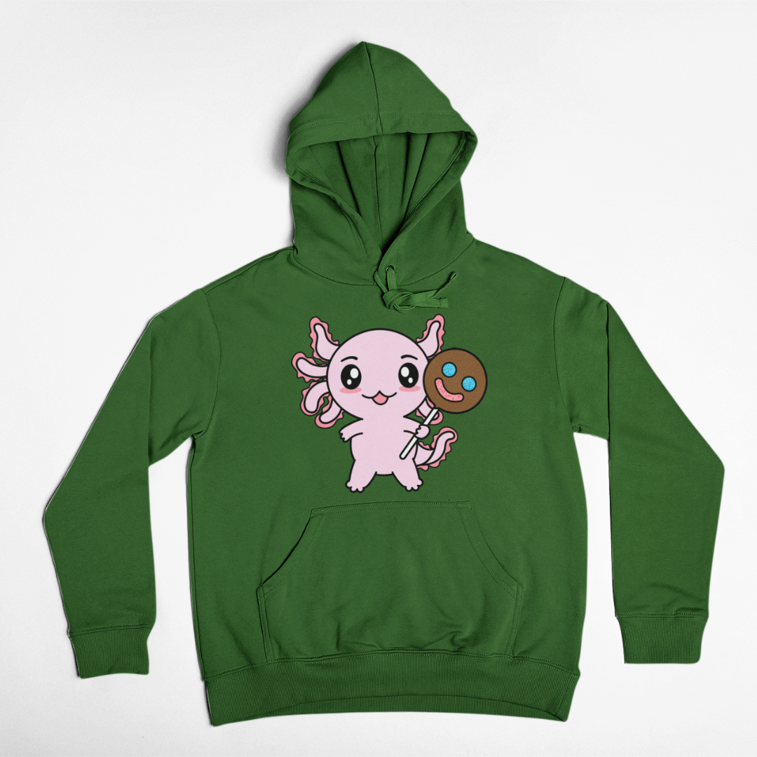 Hoodie Axolotzin Sonrisa Ajolote Unisex