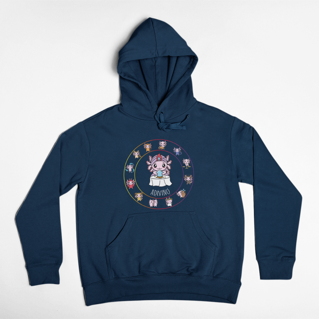 Hoodie Horóscopos Adivino Axolotzin Ajolote Unisex