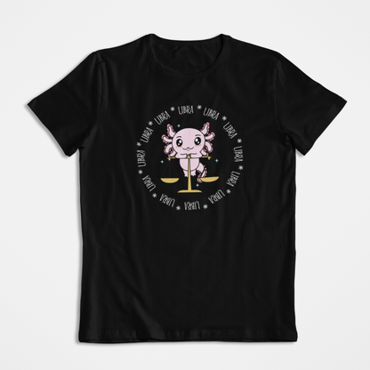 Playera Axolotzin Horoscopos Aro Libra Ajolote