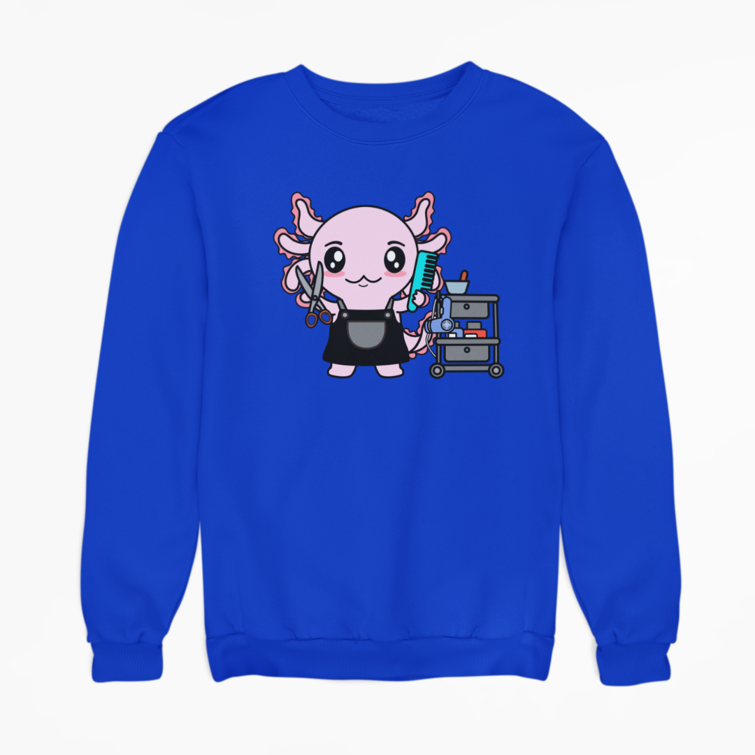 Sudadera Axolotzin Barbero Ajolote Unisex