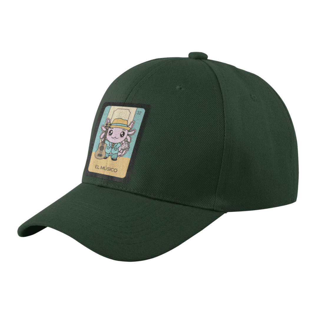 Gorra Unisex Curva Axoloteria El Musico Ajolote