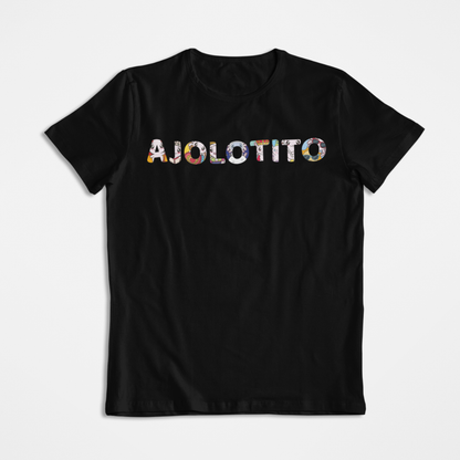 Playera Urbana Letras Ajolotito Ajolote