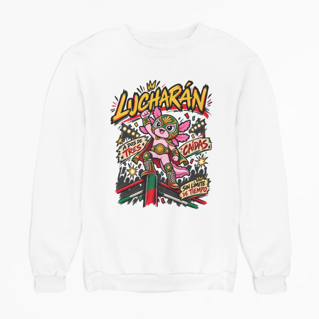 Sudadera Ajolotito Lucharán Unisex