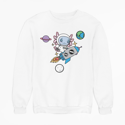 Sudadera Axolotzin Cohete Ajolote Unisex