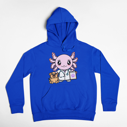 Hoodie Axolotzin Veterinario Ajolote Unisex