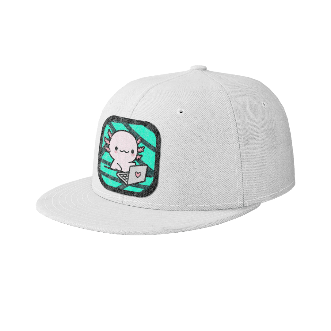 Gorra Unisex Plana Ajolote Trabajando Xo The Monster