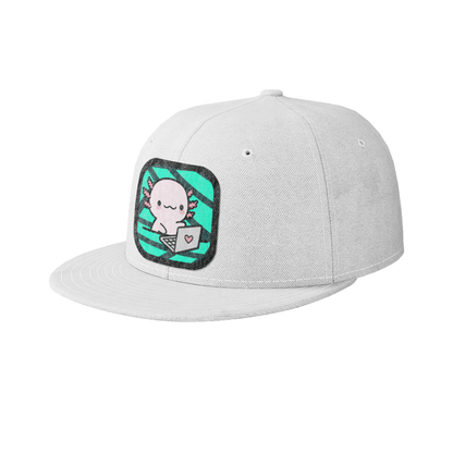 Gorra Unisex Plana Ajolote Trabajando Xo The Monster