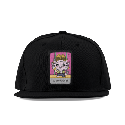 Gorra Unisex Plana Axoloteria El Borracho Ajolote