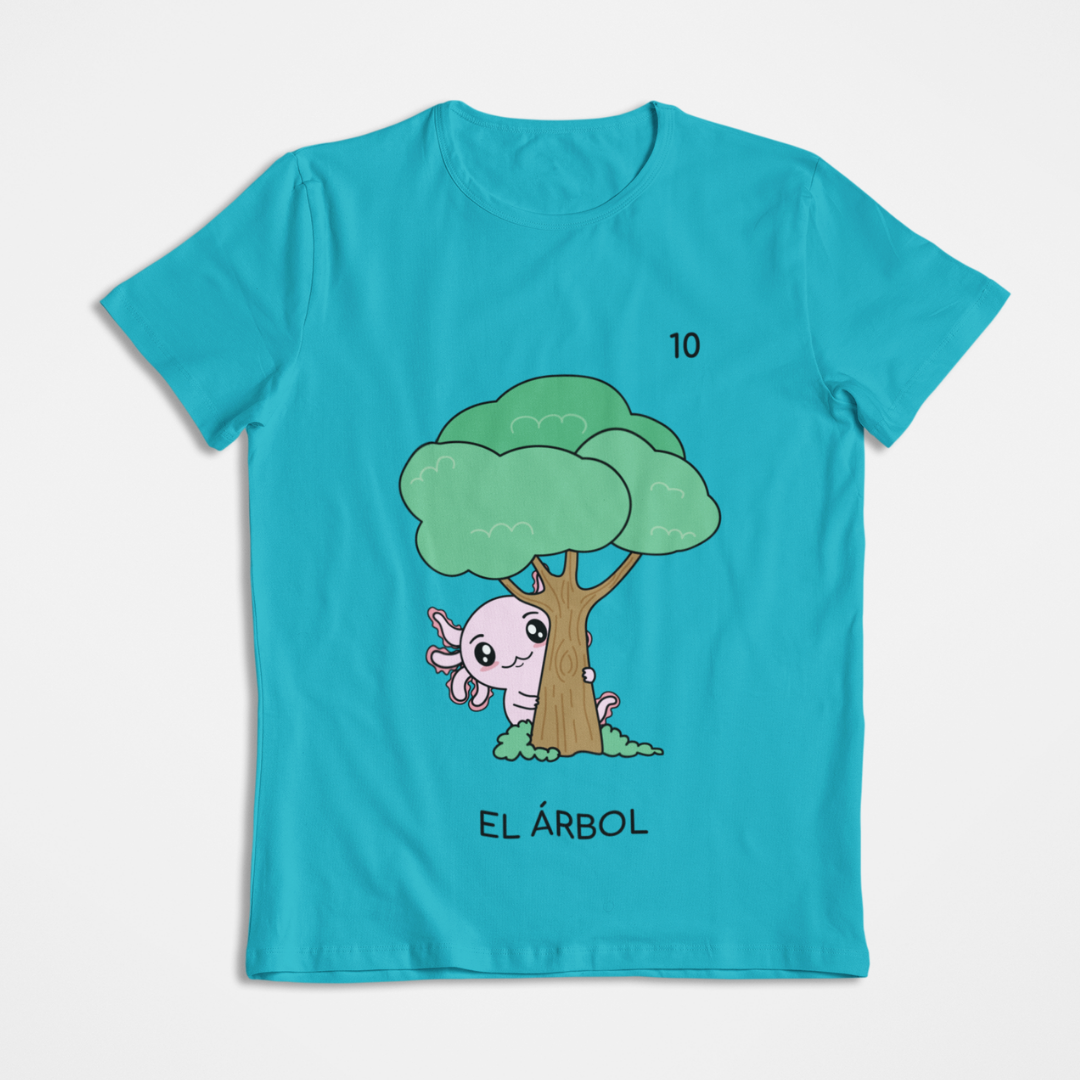 Playera Axoloteria El Arbol Ajolote