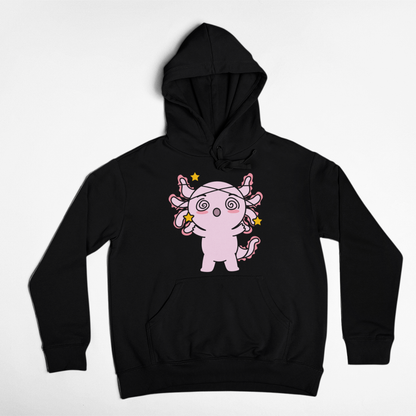 Hoodie Axolotzin Mareado Ajolote Unisex