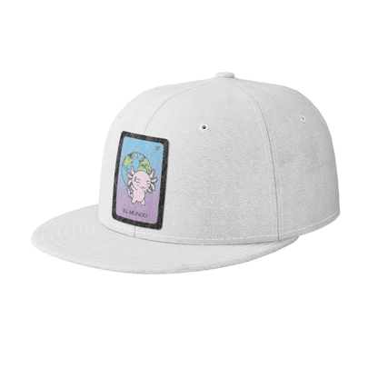 Gorra Unisex Plana Axoloteria El Mundo Ajolote