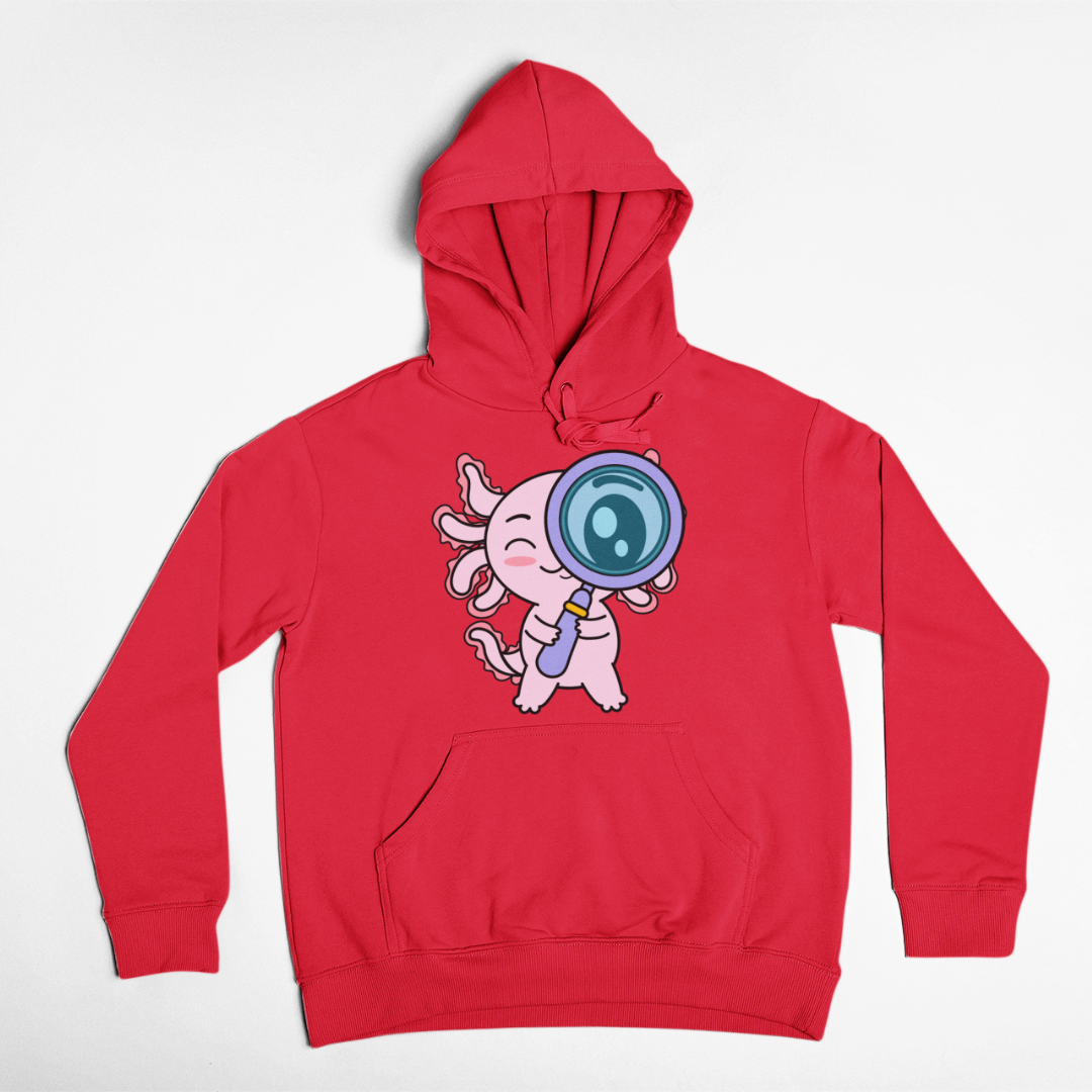 Hoodie Axolotzin Curioso Ajolote Unisex