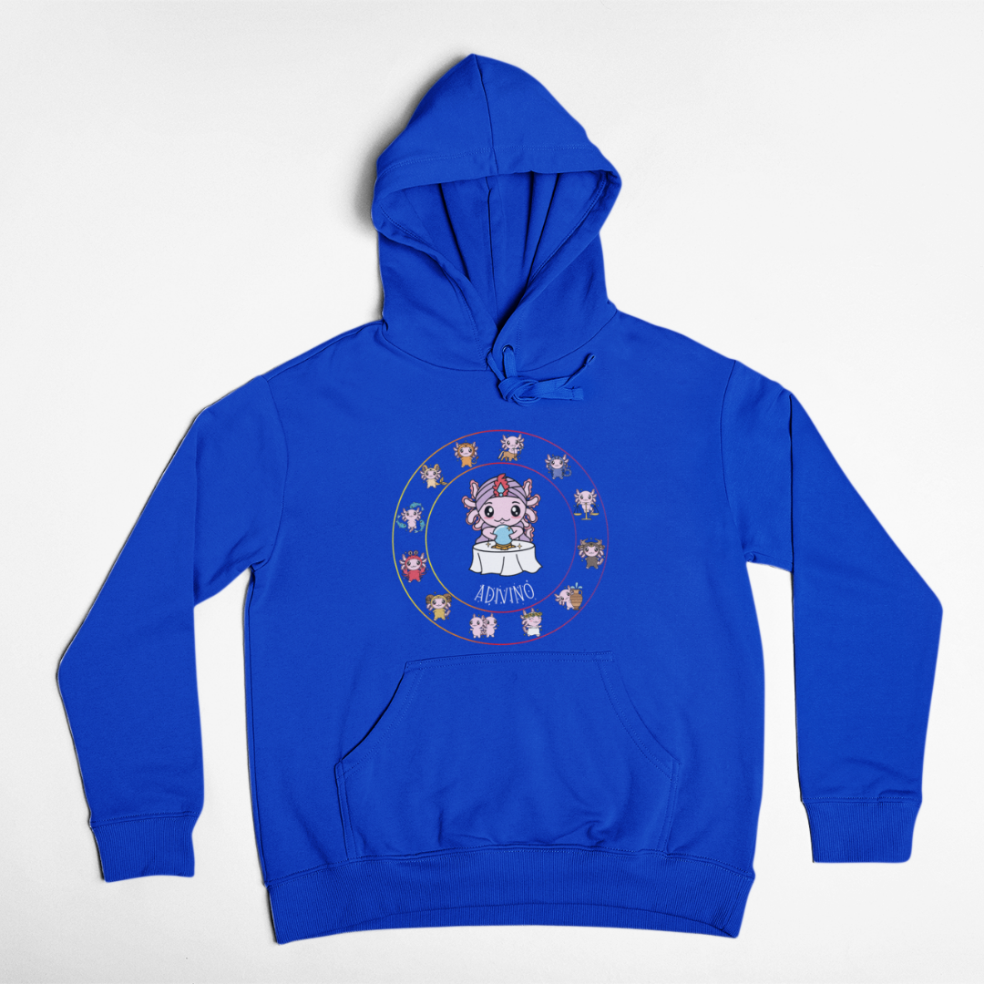 Hoodie Horóscopos Adivino Axolotzin Ajolote Unisex