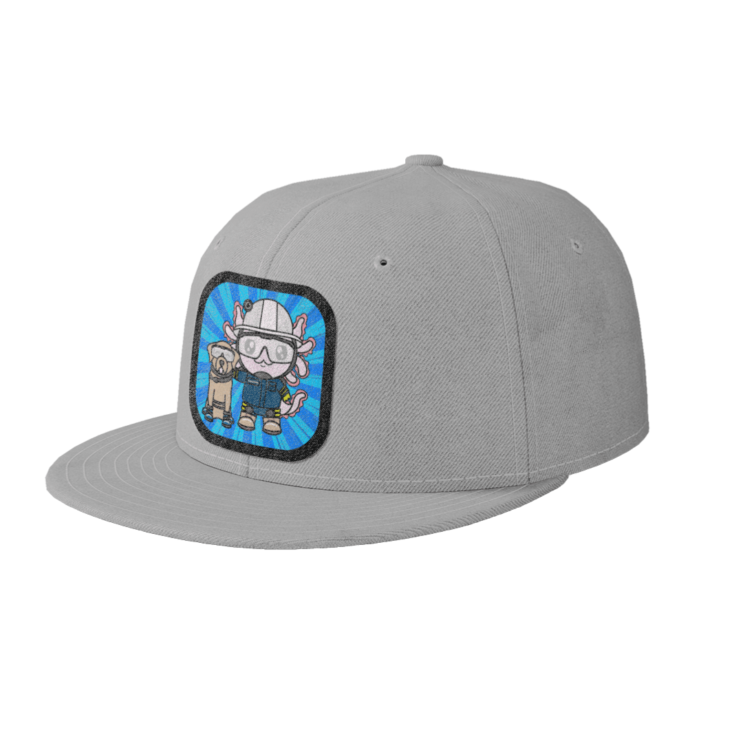 Gorra Unisex Plana Axolotzin Rescatista Ajolote