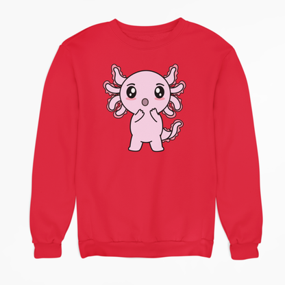 Sudadera Axolotzin Sorprendido Ajolote Unisex